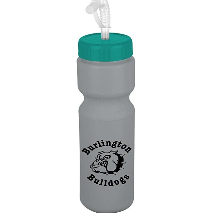 Sport Bottle with Straw Lid - 28 oz - Colors