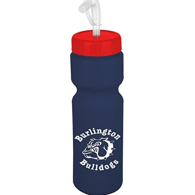 Sport Bottle with Straw Lid - 28 oz - Colors
