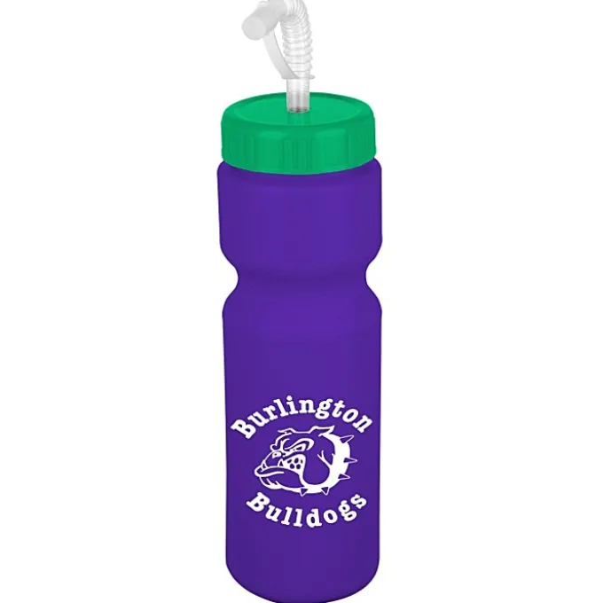 Sport Bottle with Straw Lid - 28 oz - Colors