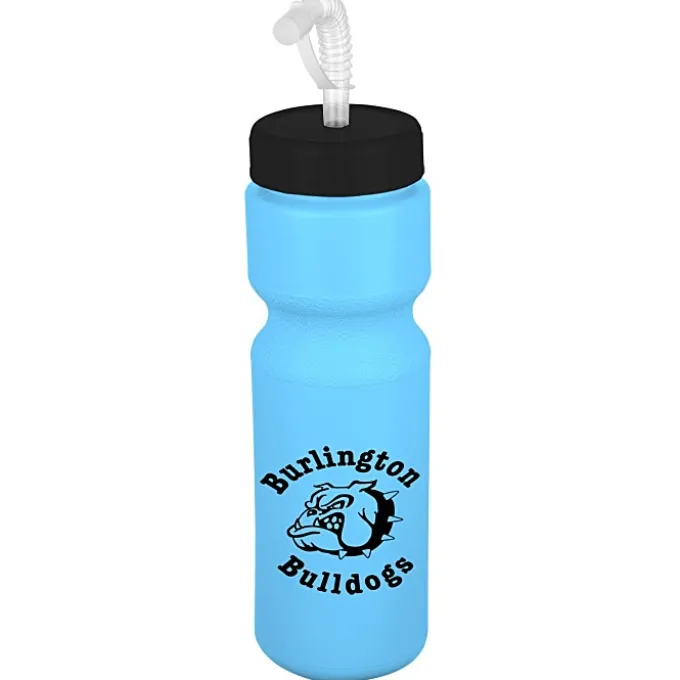 Sport Bottle with Straw Lid - 28 oz - Colors