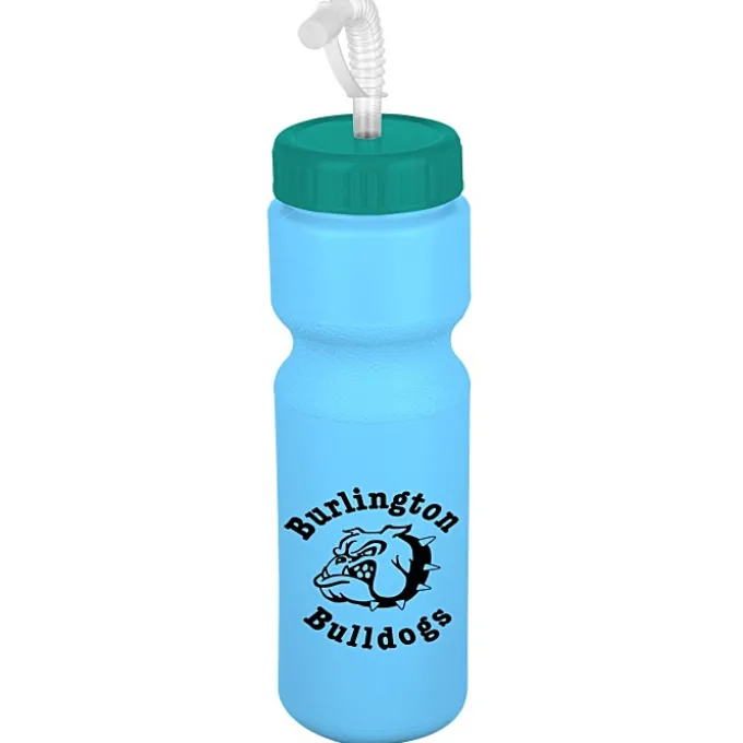 Sport Bottle with Straw Lid - 28 oz - Colors