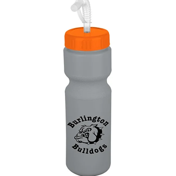 Sport Bottle with Straw Lid - 28 oz - Colors