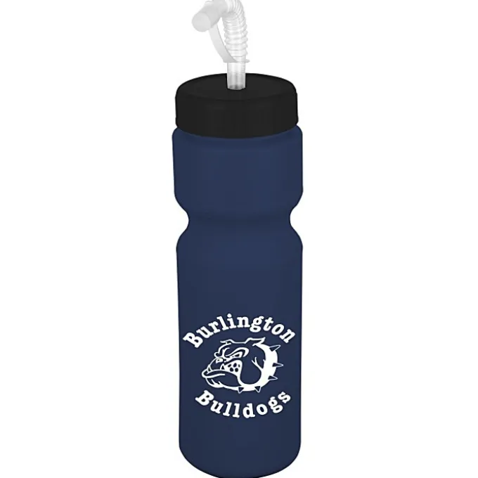 Sport Bottle with Straw Lid - 28 oz - Colors