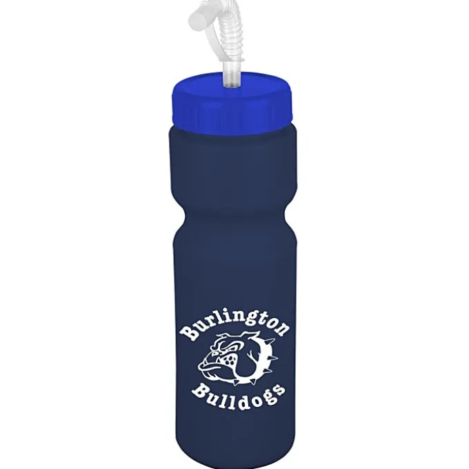 Sport Bottle with Straw Lid - 28 oz - Colors