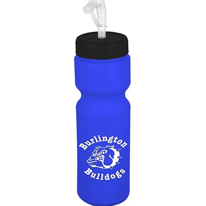 Sport Bottle with Straw Lid - 28 oz - Colors