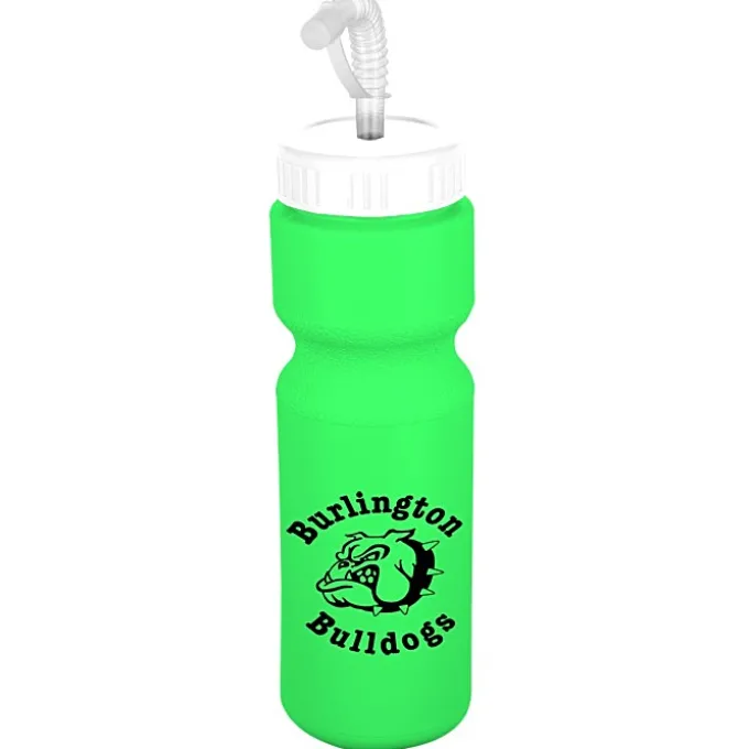 Sport Bottle with Straw Lid - 28 oz - Colors