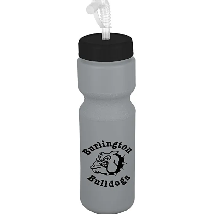 Sport Bottle with Straw Lid - 28 oz - Colors