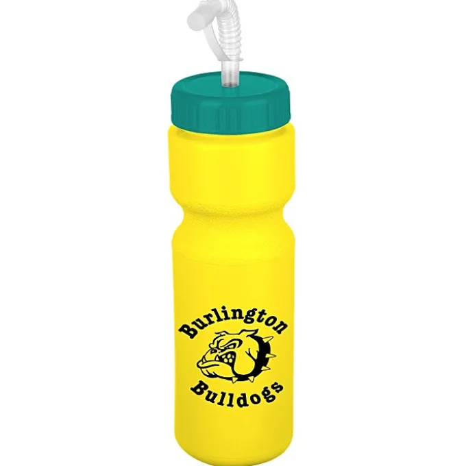Sport Bottle with Straw Lid - 28 oz - Colors