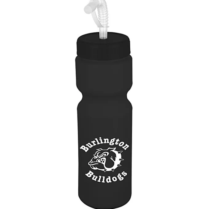 Sport Bottle with Straw Lid - 28 oz - Colors