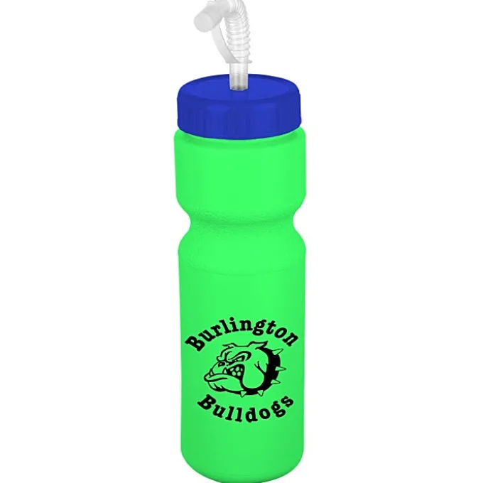 Sport Bottle with Straw Lid - 28 oz - Colors