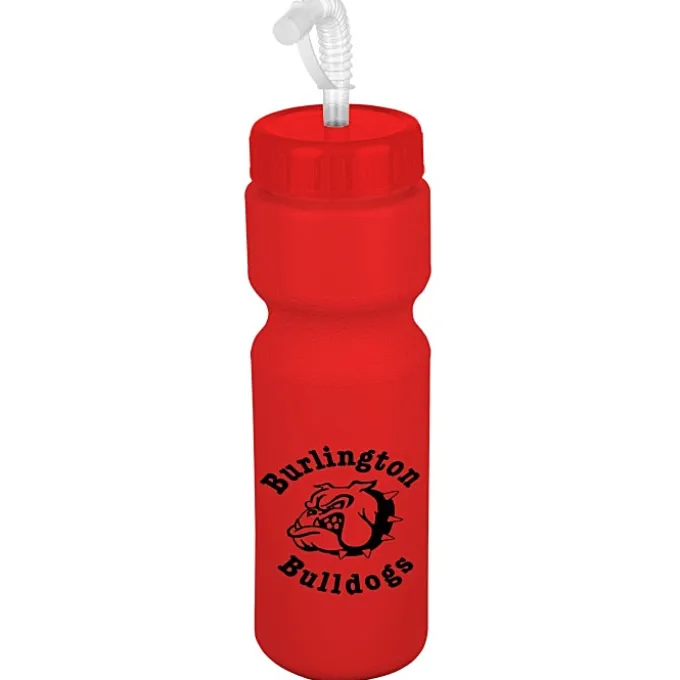 Sport Bottle with Straw Lid - 28 oz - Colors