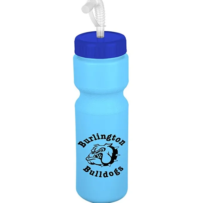 Sport Bottle with Straw Lid - 28 oz - Colors