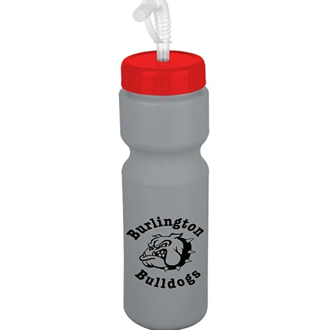 Sport Bottle with Straw Lid - 28 oz - Colors