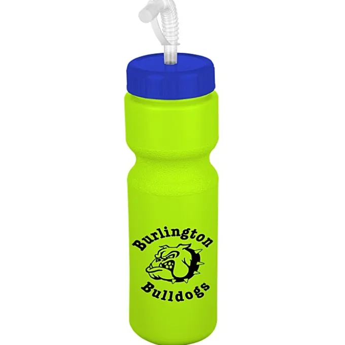 Sport Bottle with Straw Lid - 28 oz - Colors