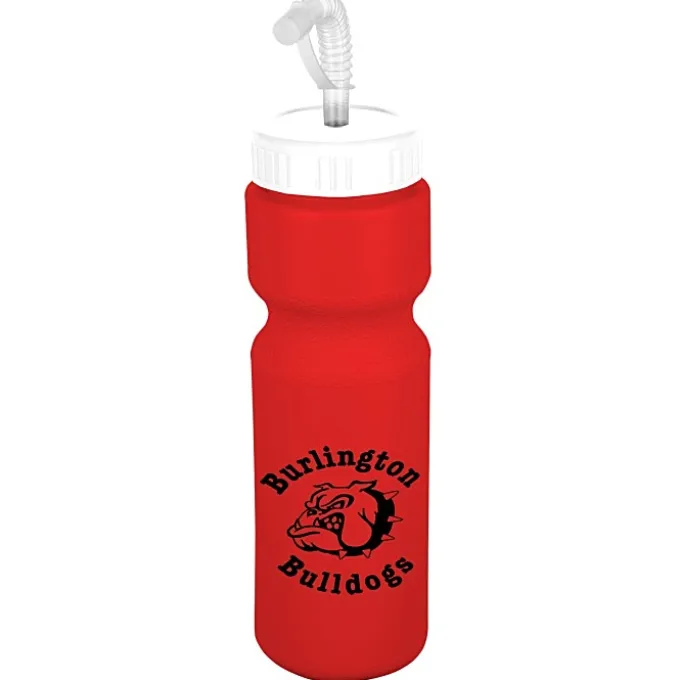 Sport Bottle with Straw Lid - 28 oz - Colors