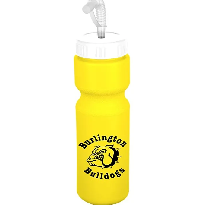 Sport Bottle with Straw Lid - 28 oz - Colors