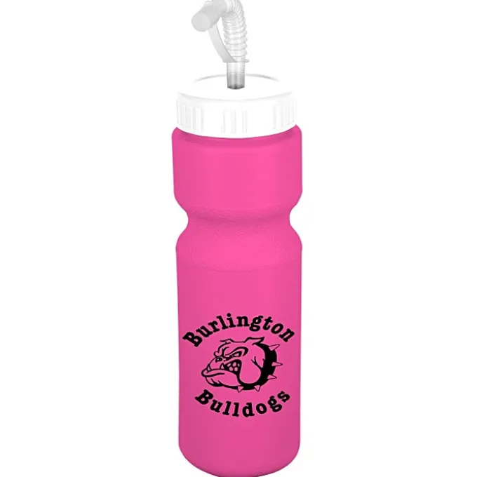 Sport Bottle with Straw Lid - 28 oz - Colors