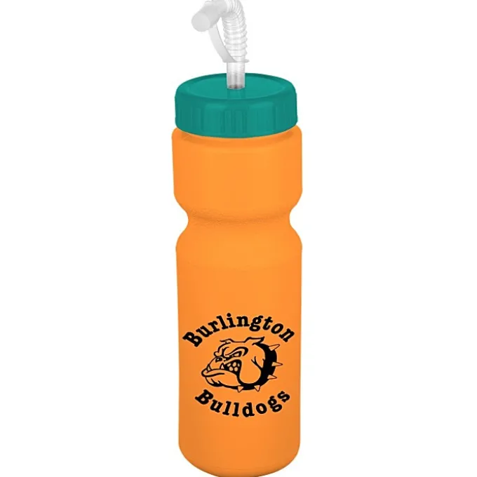 Sport Bottle with Straw Lid - 28 oz - Colors