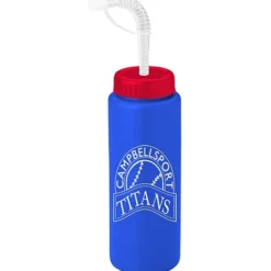 Sport Bottle with Straw Lid - 32 oz