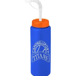 Sport Bottle with Straw Lid - 32 oz