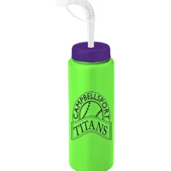 Sport Bottle with Straw Lid - 32 oz