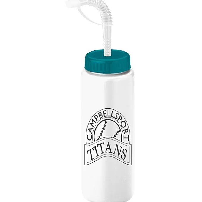 Sport Bottle with Straw Lid - 32 oz