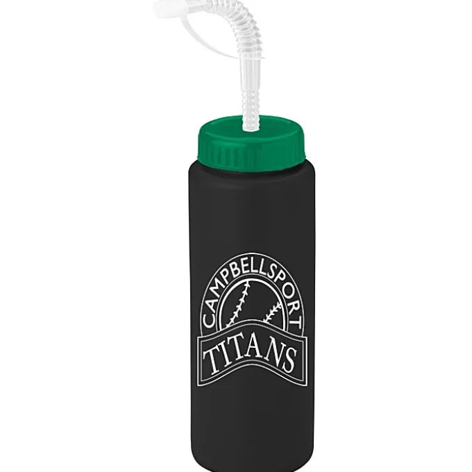 Sport Bottle with Straw Lid - 32 oz