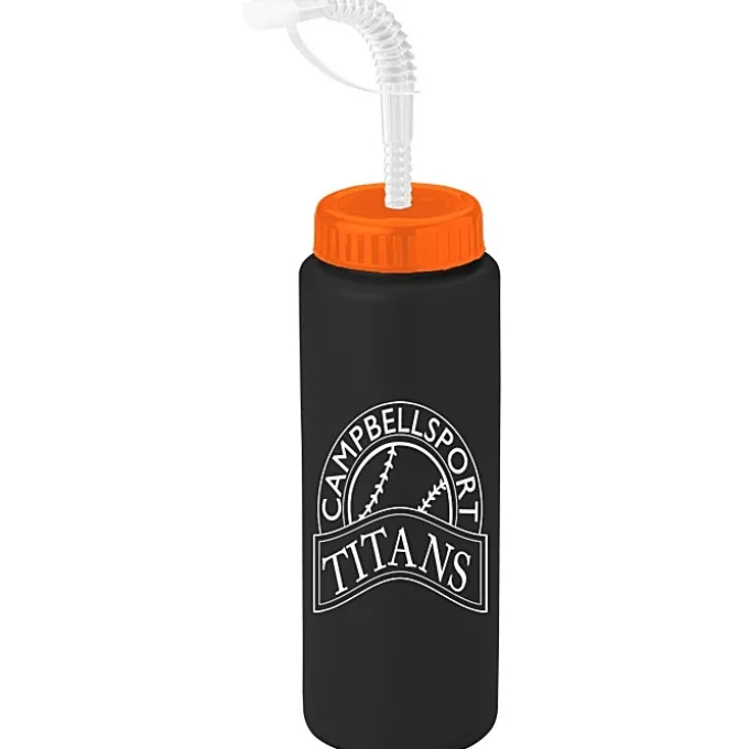 Sport Bottle with Straw Lid - 32 oz