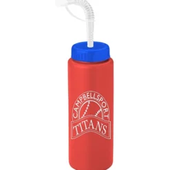 Sport Bottle with Straw Lid - 32 oz