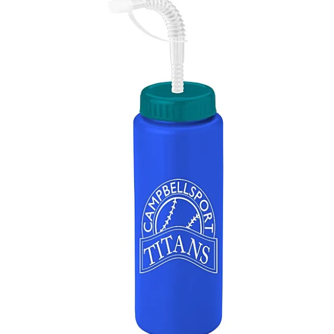 Sport Bottle with Straw Lid - 32 oz