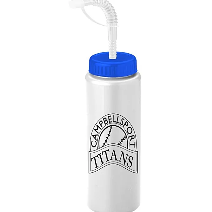 Sport Bottle with Straw Lid - 32 oz