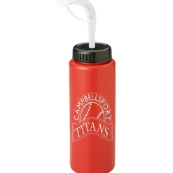 Sport Bottle with Straw Lid - 32 oz