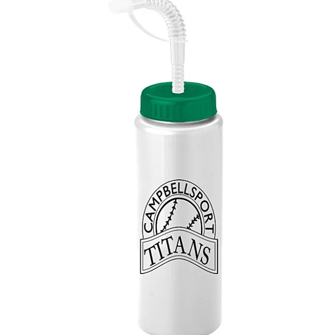 Sport Bottle with Straw Lid - 32 oz