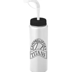 Sport Bottle with Straw Lid - 32 oz