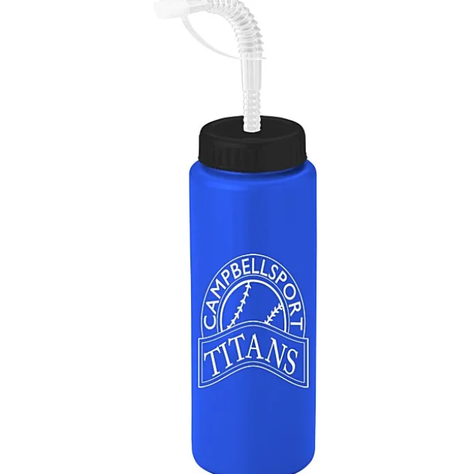 Sport Bottle with Straw Lid - 32 oz