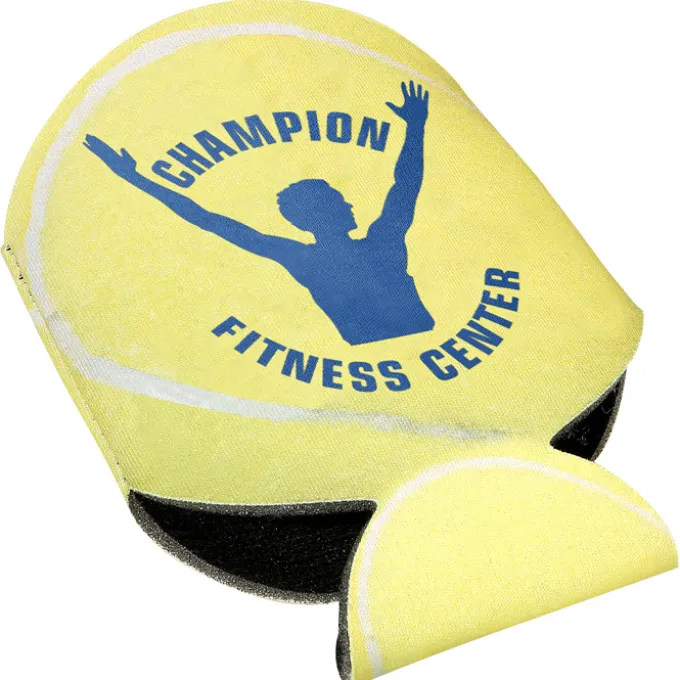 Sports Action Pocket Can Holder - Tennis Ball