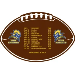 Sports Schedule Magnet - Football
