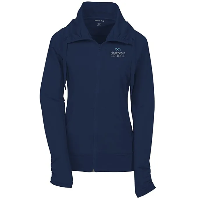 Sport-Wick Stretch Full-Zip Jacket - Ladies' - Embroidered - 24 hr