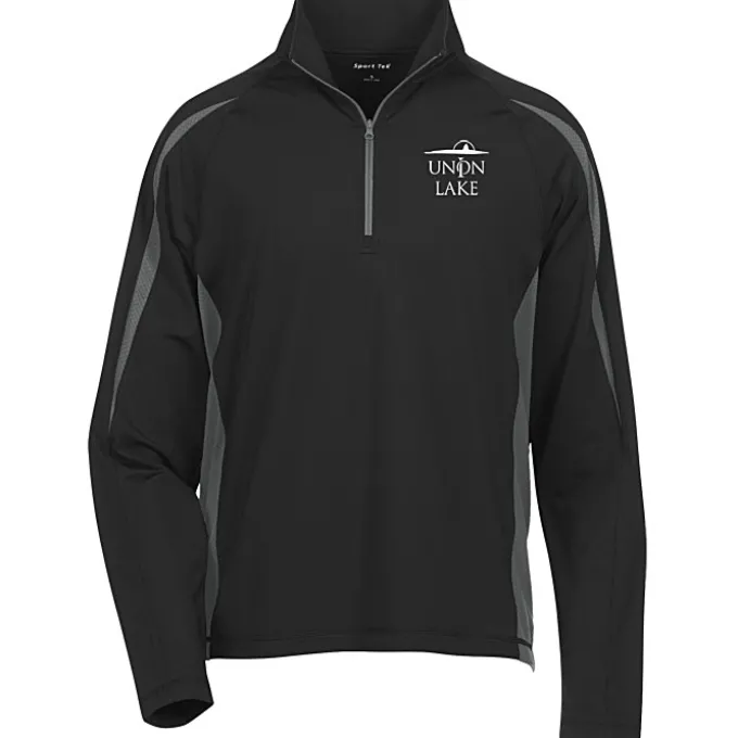Sport-Wick Stretch 1/2-Zip Colorblock Pullover - Men's - Screen