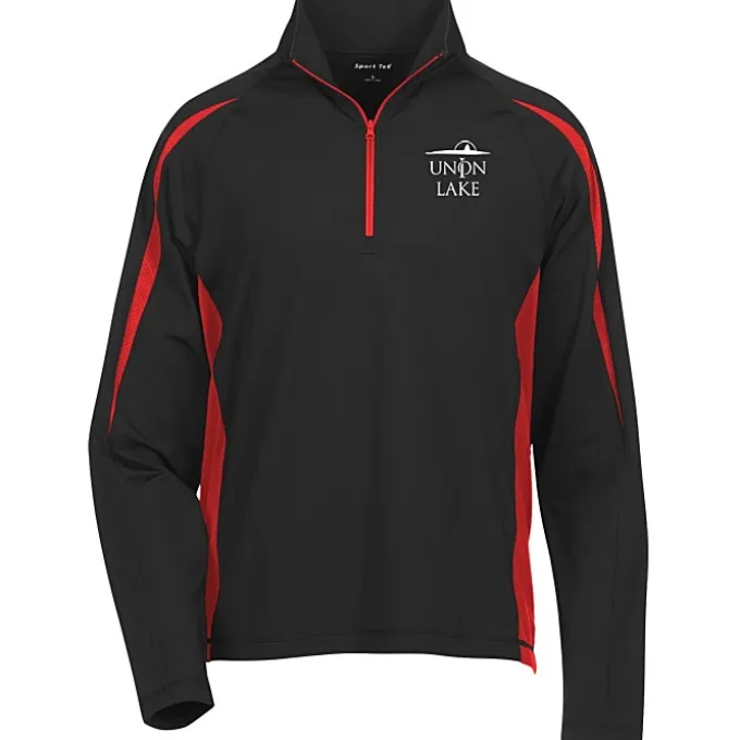 Sport-Wick Stretch 1/2-Zip Colorblock Pullover - Men's - Screen