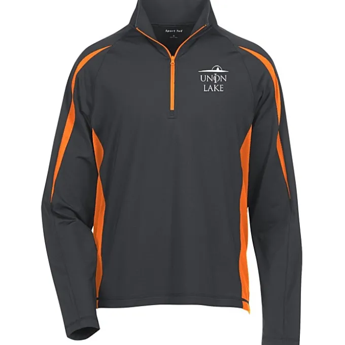 Sport-Wick Stretch 1/2-Zip Colorblock Pullover - Men's - Screen
