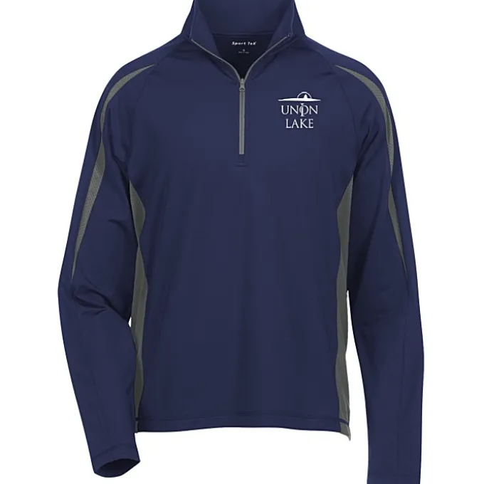 Sport-Wick Stretch 1/2-Zip Colorblock Pullover - Men's - Screen