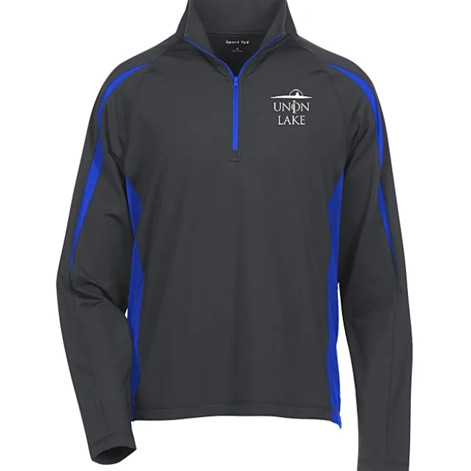 Sport-Wick Stretch 1/2-Zip Colorblock Pullover - Men's - Screen