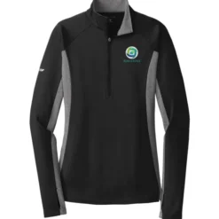 Sport-Wick Stretch 1/2-Zip Heather Colorblock Pullover - Ladies'