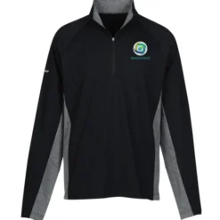 Sport-Wick Stretch 1/2-Zip Heather Colorblock Pullover - Men's