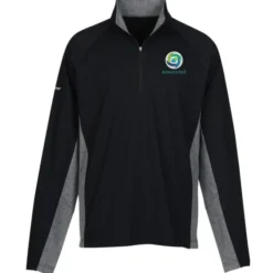 Sport-Wick Stretch 1/2-Zip Heather Colorblock Pullover - Men's