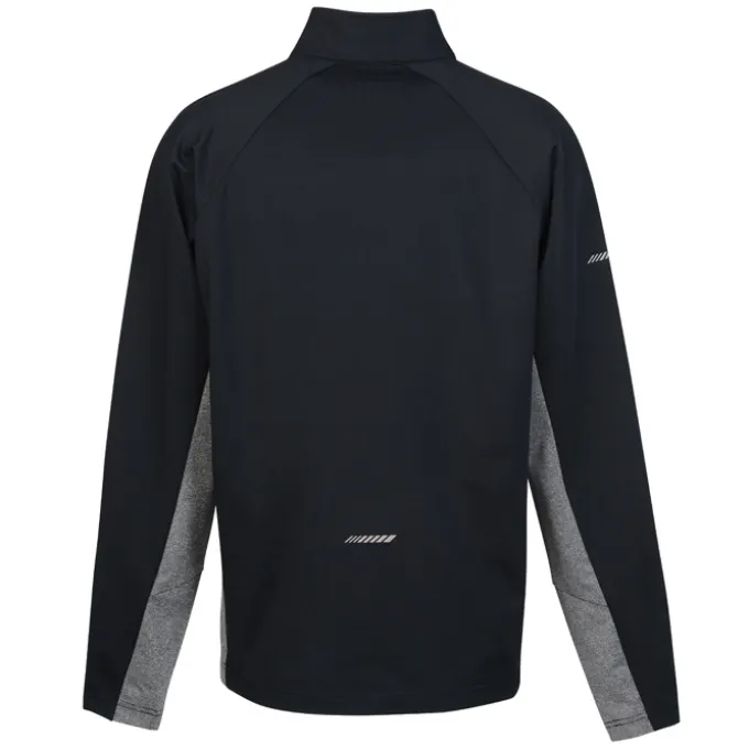 Sport-Wick Stretch 1/2-Zip Heather Colorblock Pullover - Men's