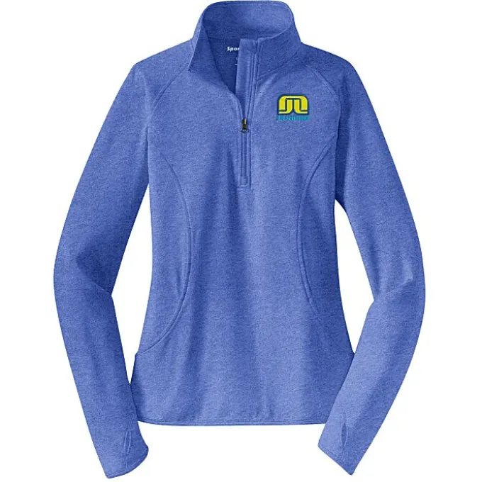 Sport-Wick Stretch 1/2-Zip Pullover - Ladies' - Embroidered - 24 hr