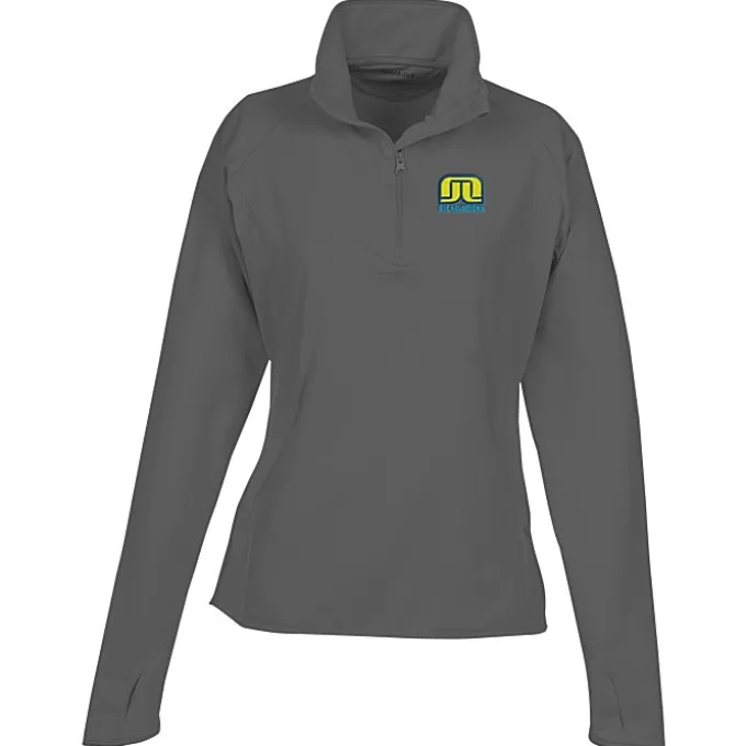 Sport-Wick Stretch 1/2-Zip Pullover - Ladies' - Embroidered - 24 hr