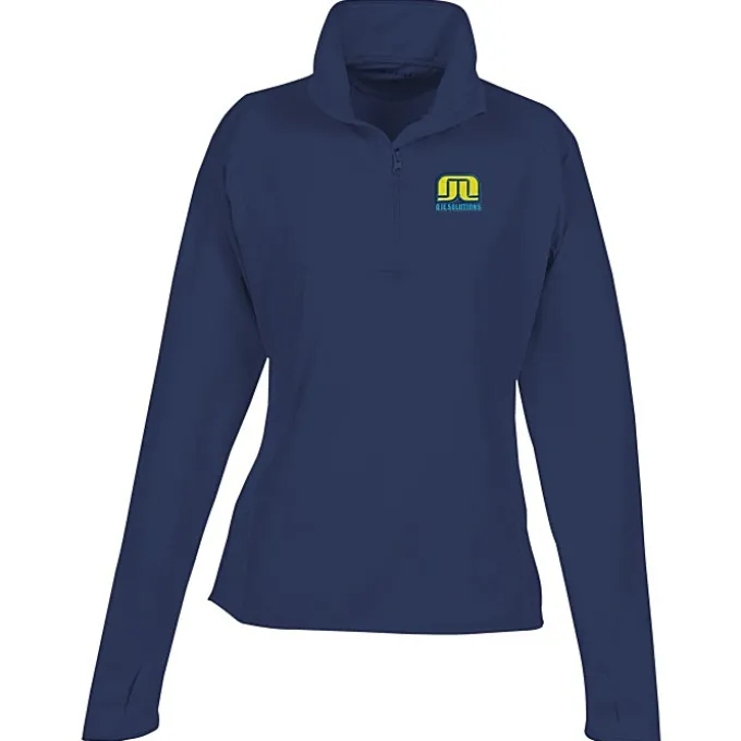 Sport-Wick Stretch 1/2-Zip Pullover - Ladies' - Embroidered - 24 hr